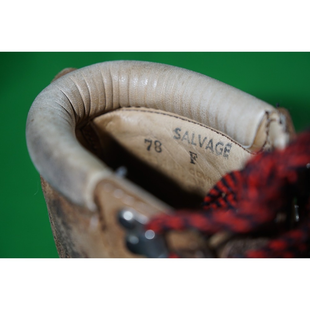 Vintage Vasque Cow Hide Hiking Boots Brown Suede Womens Size 7.5 - Picture 9 of 10